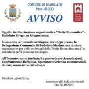 Invito riunione organizzativa 