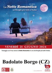 Notte Romantica a Badolato 21 giugno 2024