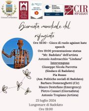 Giornata Mondiale del Rifugiato sul lungomare di Badolato (CZ)