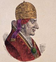 Commemorato papa Giovanni -X Cenci a castello Gallelli di Badolato