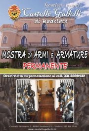 Confermata tutto l’anno la mostra di armi e armature a Castello Gallelli di Badolato
