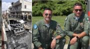 Guidonia, aerei dell’Aeronautica si scontrano e uno precipita tra le case: morti due piloti